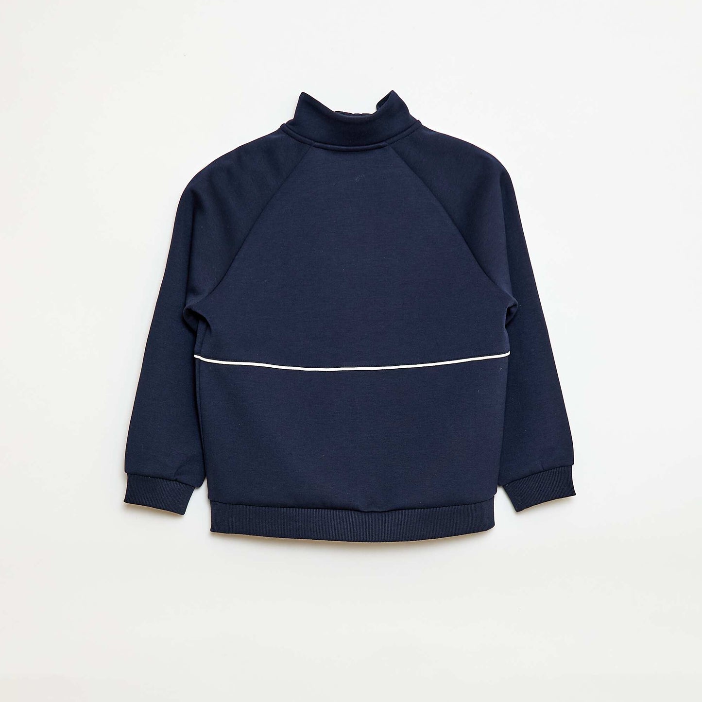 Sweatshirt with Zip Opening BLUE