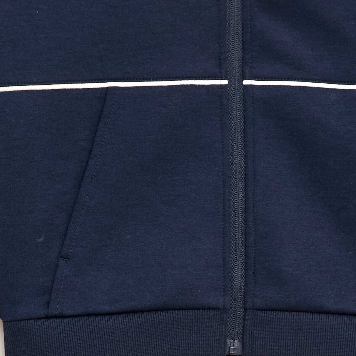 Sweatshirt with Zip Opening BLUE