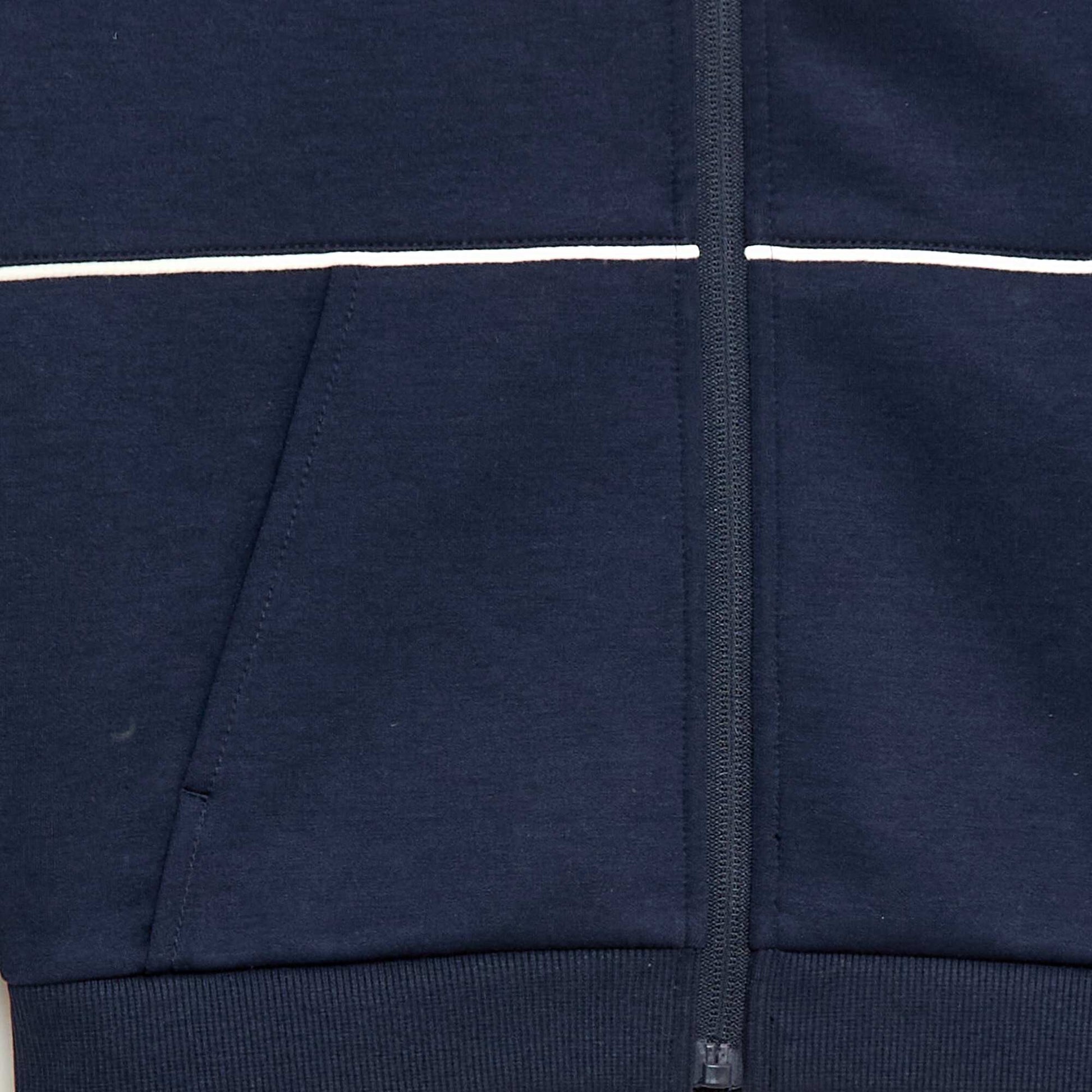 Sweatshirt with Zip Opening BLUE