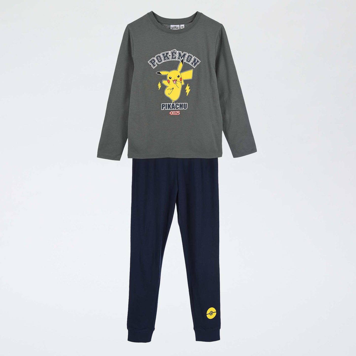 Pokemon Long Pajama Set - 2 Piece BLUE