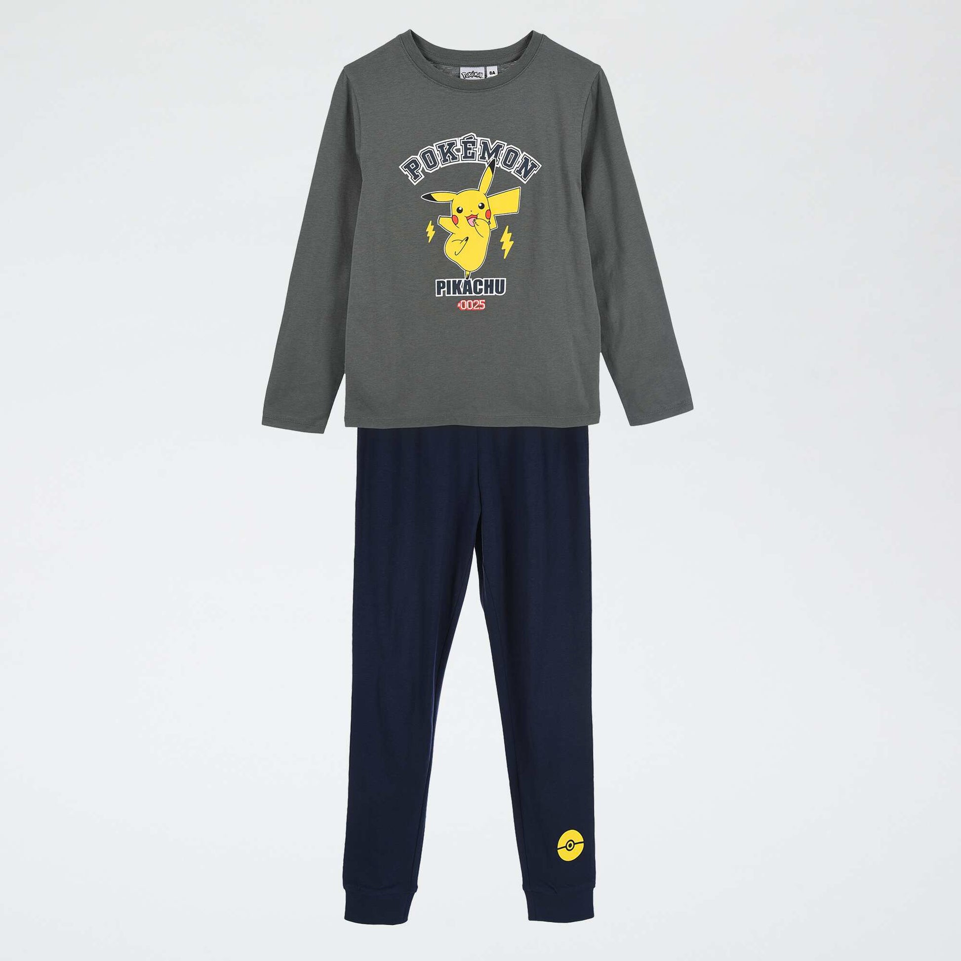 Pokemon Long Pajama Set - 2 Piece BLUE