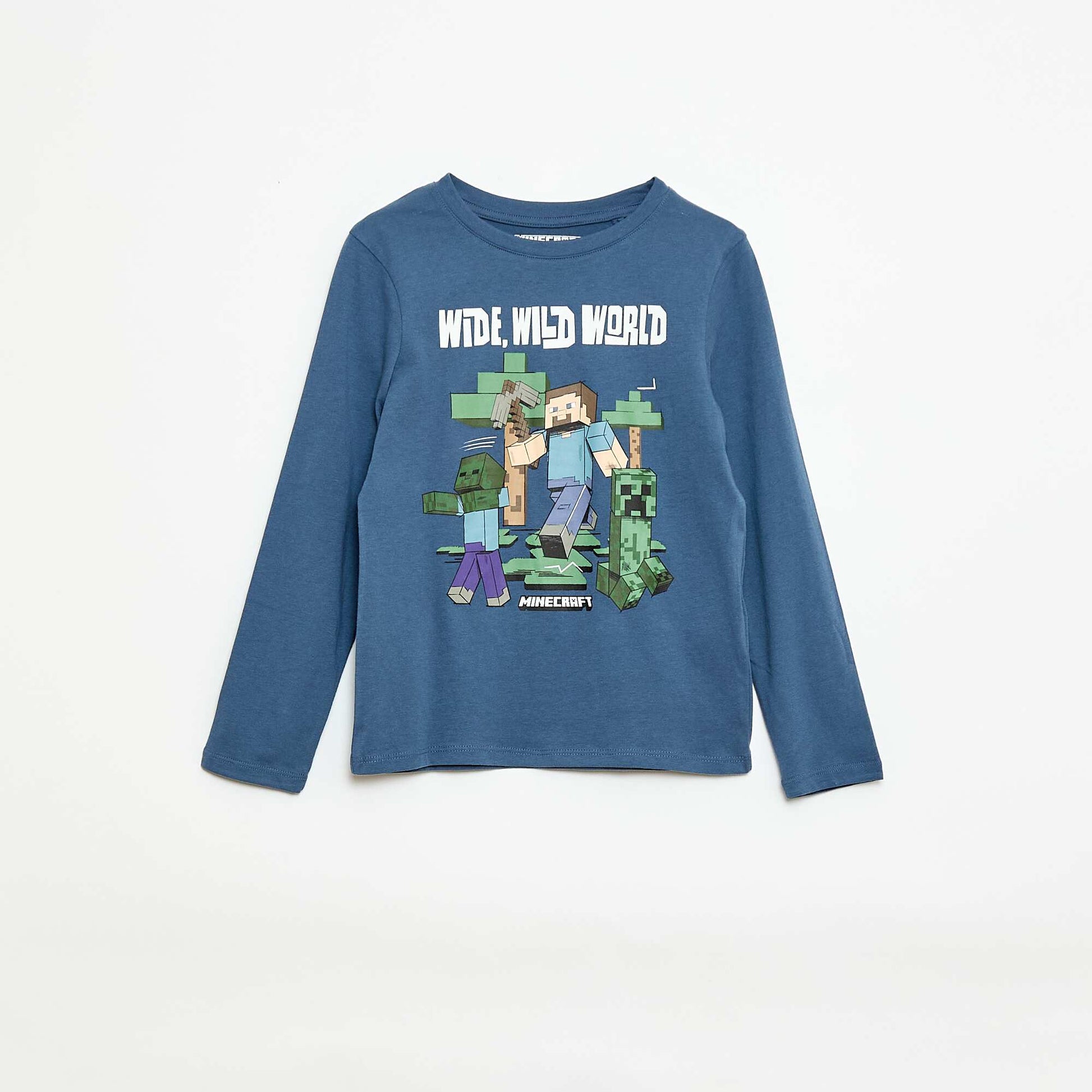 Minecraft Two-Piece Long Pyjama Set GREEN