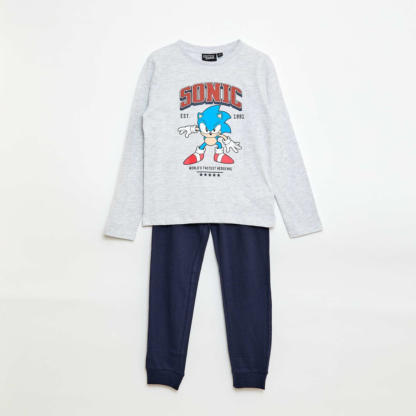 Sonic Long Pyjama Set - 2 pieces BLUE