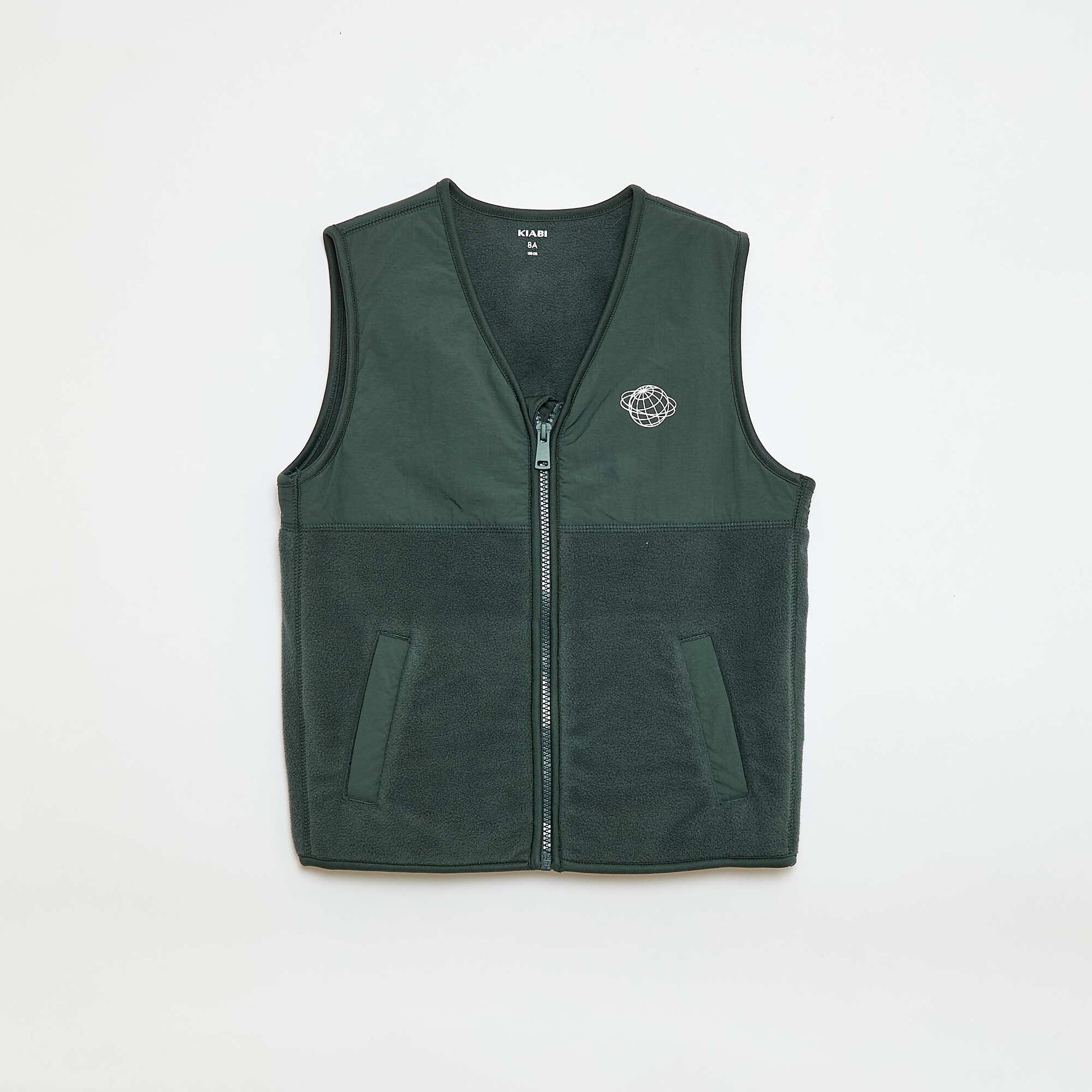 Sleeveless Fleece Vest GREEN