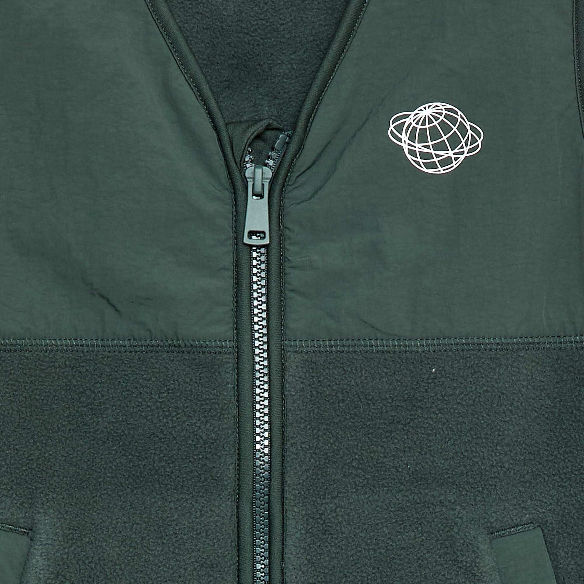 Sleeveless Fleece Vest GREEN