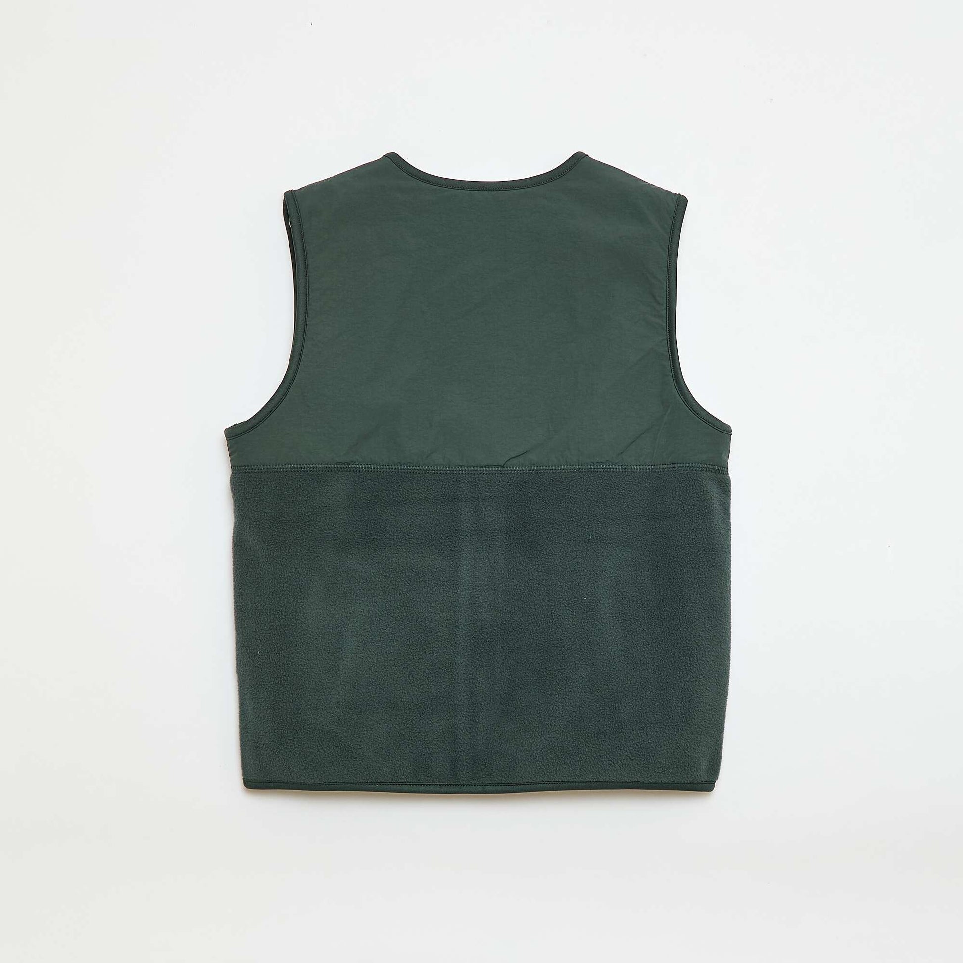 Sleeveless Fleece Vest GREEN