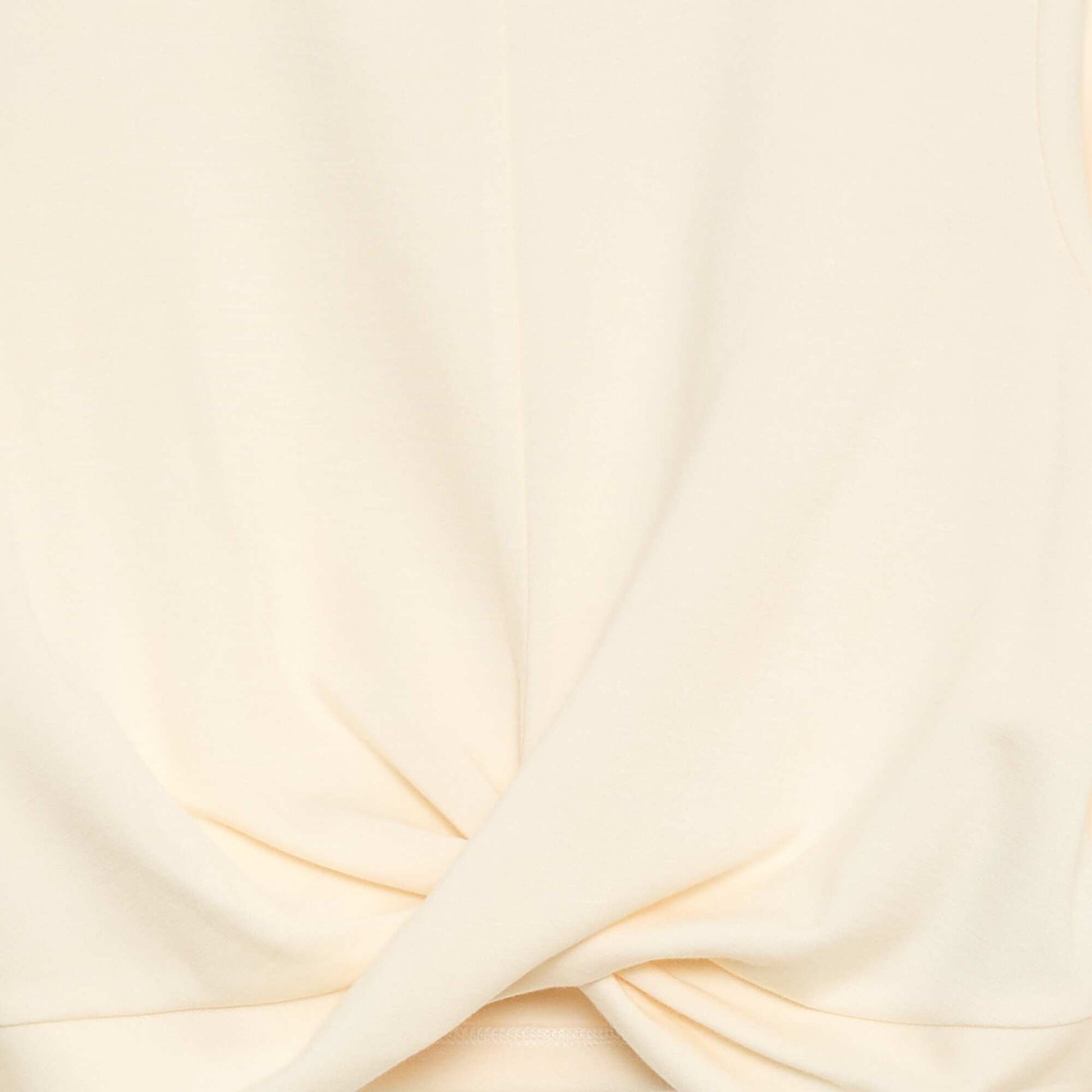 Long-sleeved Cropped Top WHITE