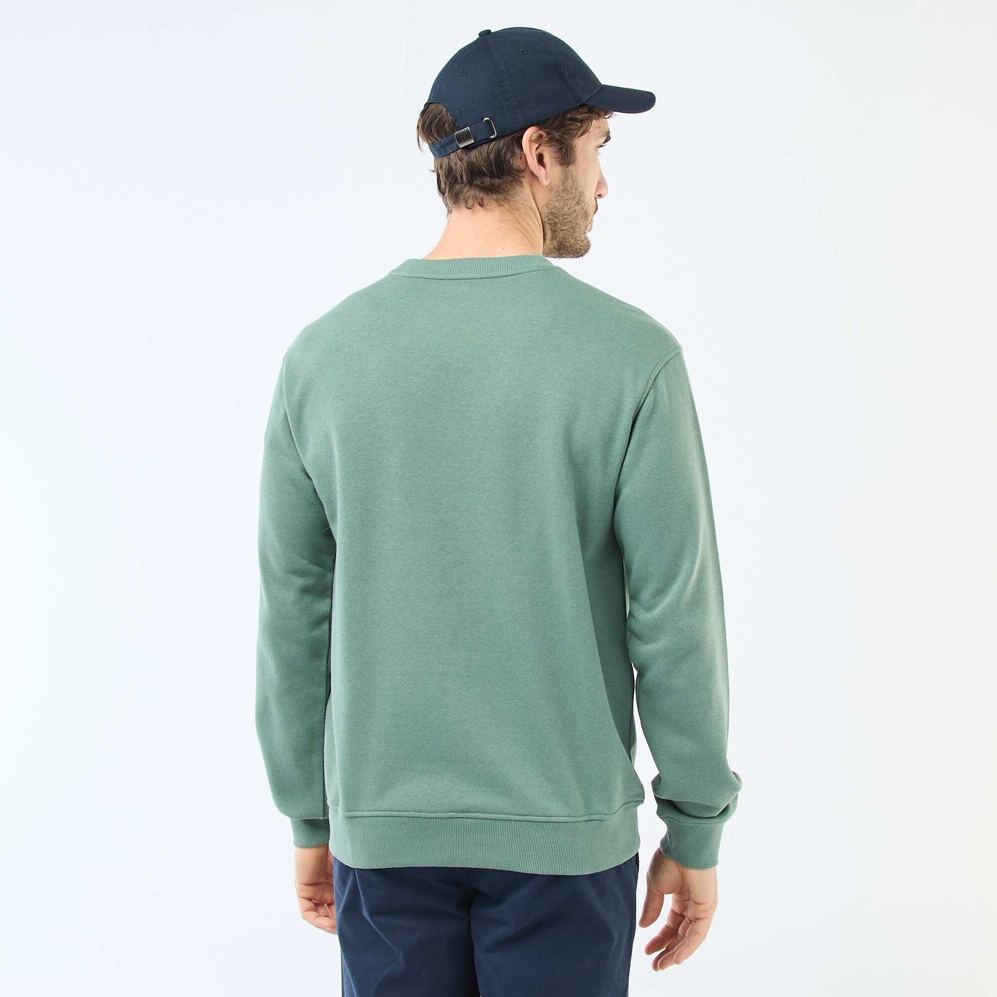 Regular French Terry Sweatshirt GREEN