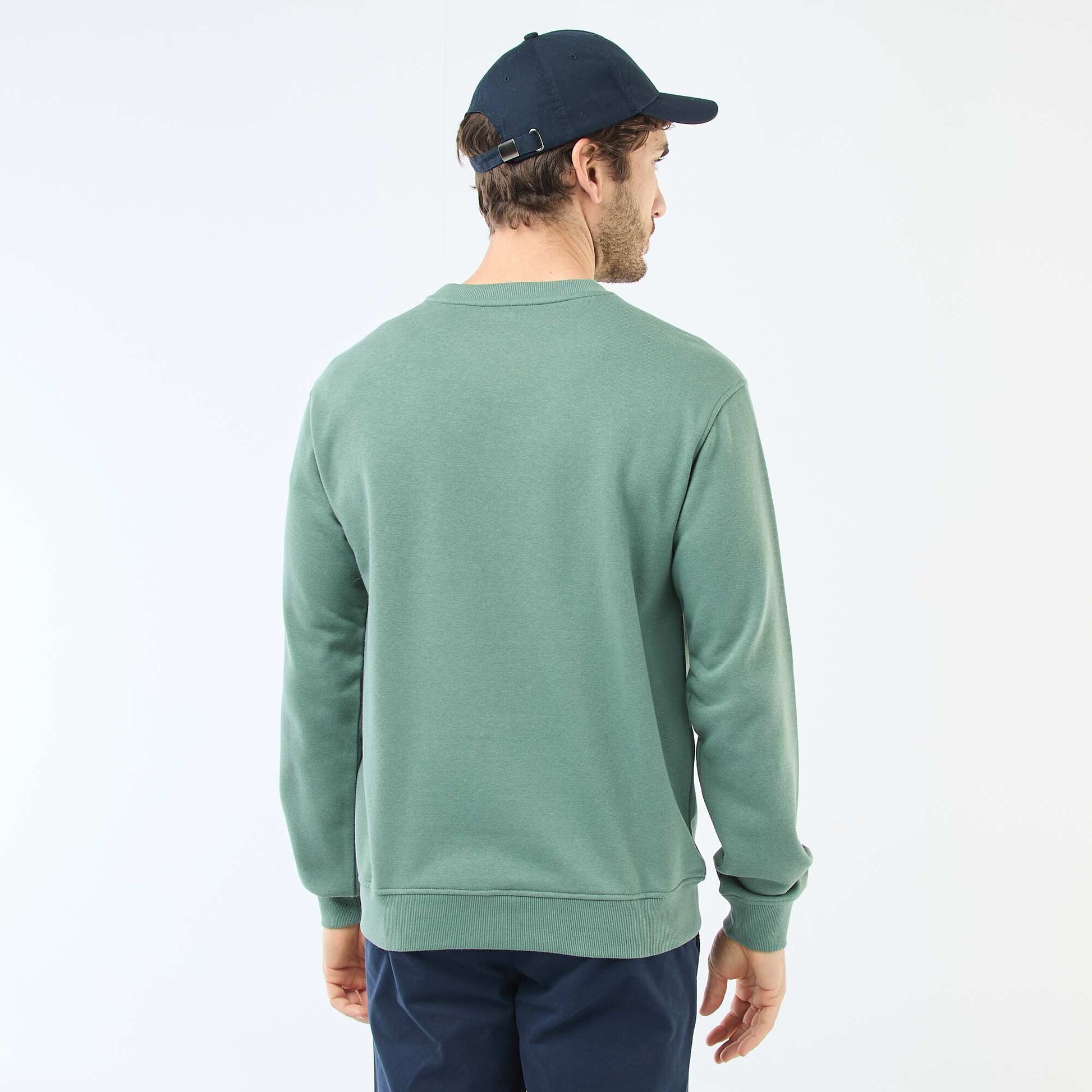 Regular French Terry Sweatshirt GREEN