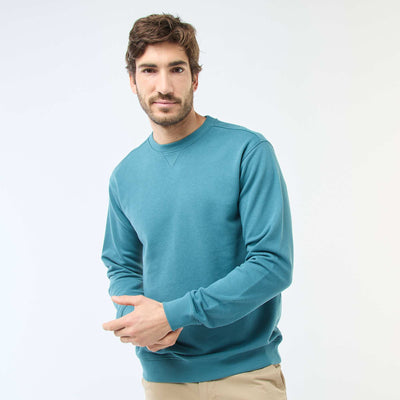 Regular Fit French Terry Sweatshirt BLUE