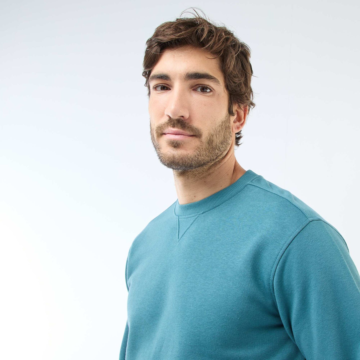 Regular Fit French Terry Sweatshirt BLUE