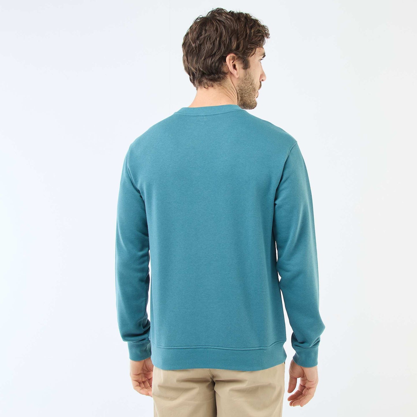 Regular Fit French Terry Sweatshirt BLUE