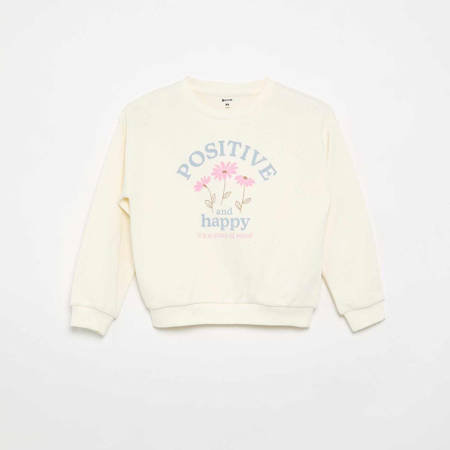 Lightweight Fleece Sweatshirt WHITE