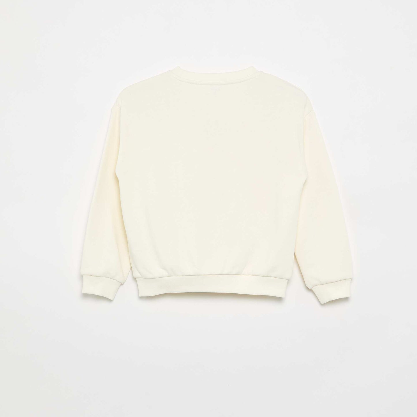 Lightweight Fleece Sweatshirt WHITE