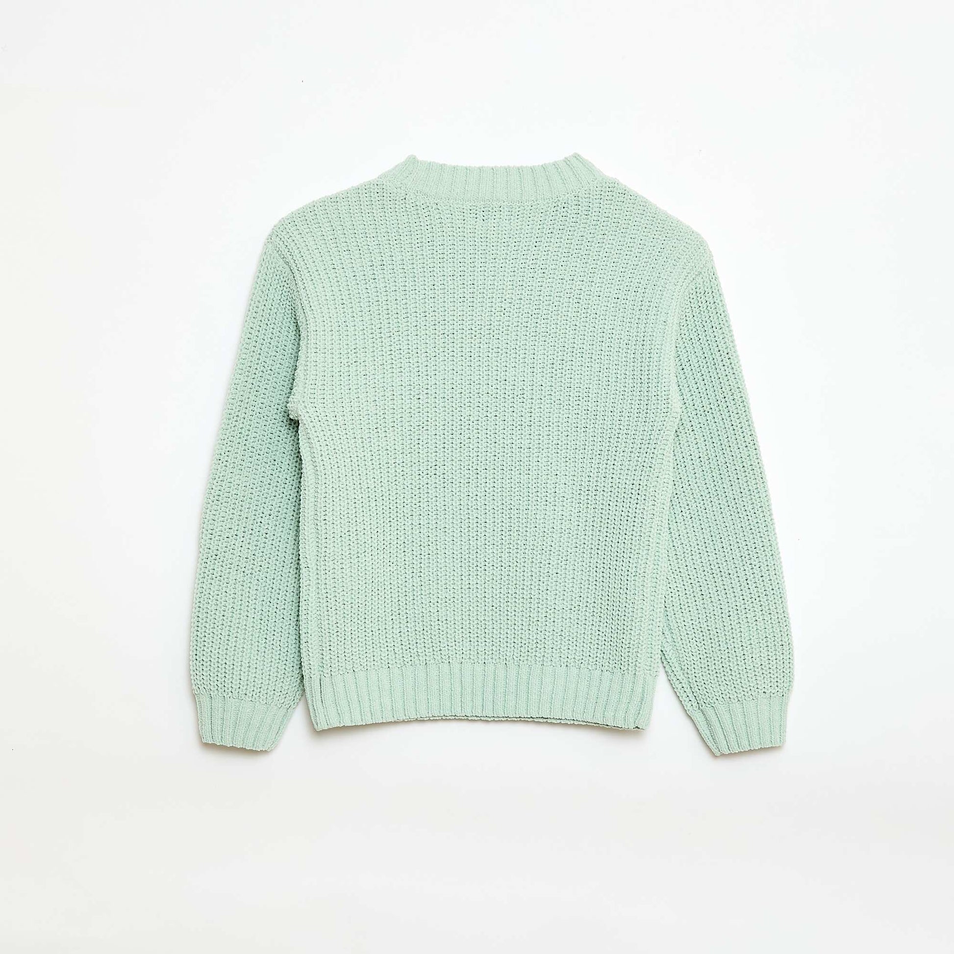 Chenille Knit Sweater BLUE