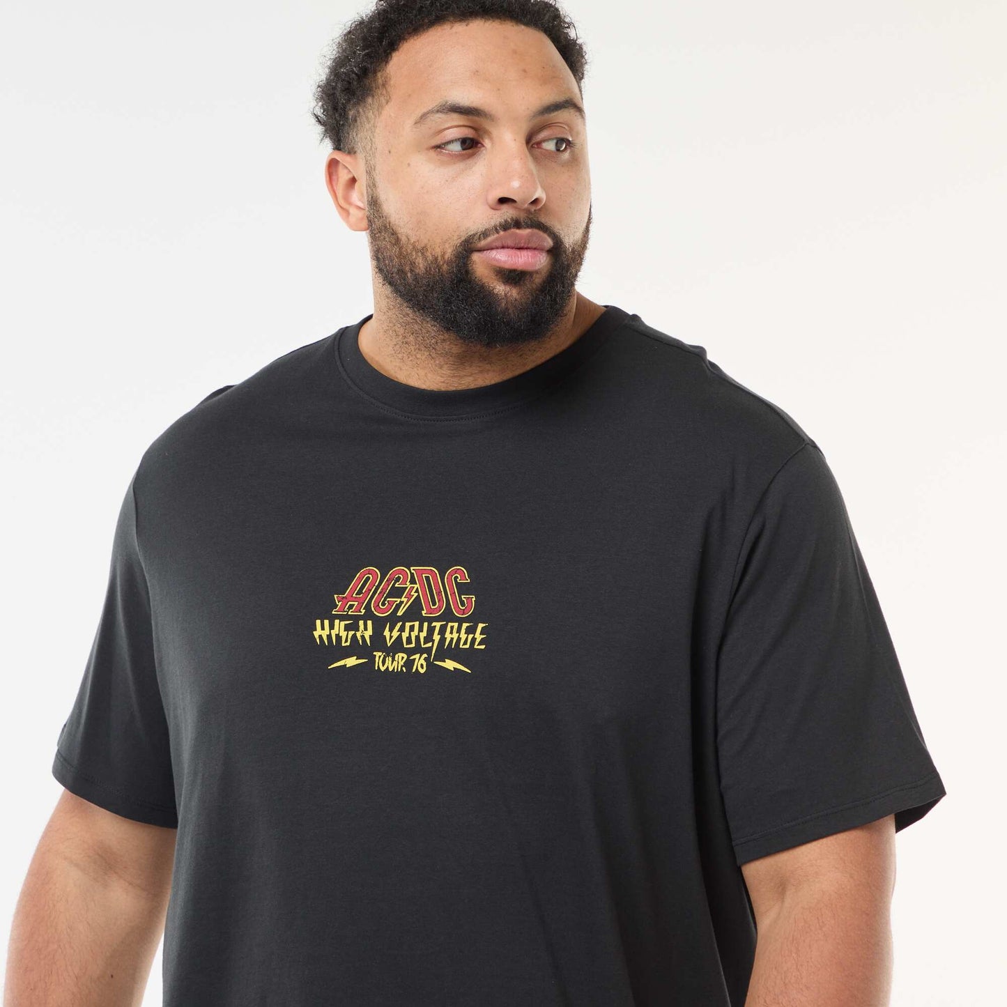 AC/DC Short-Sleeve Printed T-Shirt BLACK