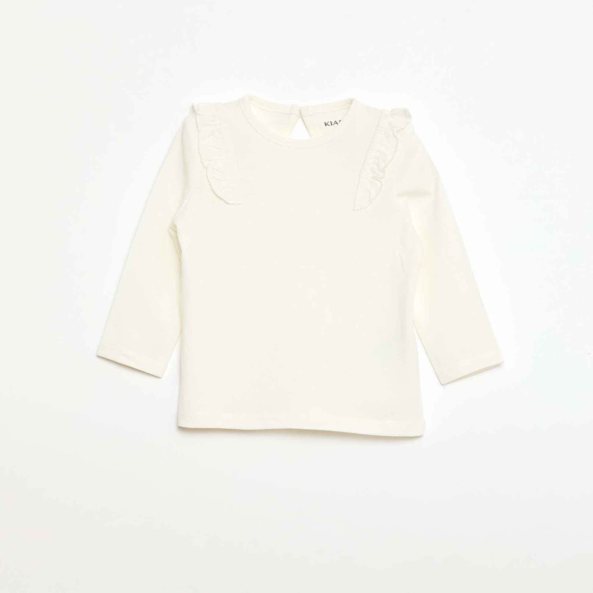 2-Pack Printed T-Shirts BEIGE