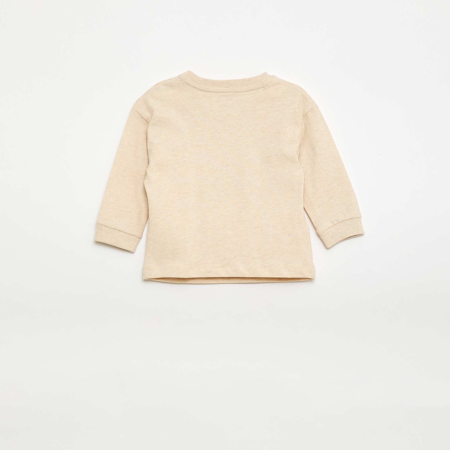 Bouclé Knit Animated T-shirt BEIGE