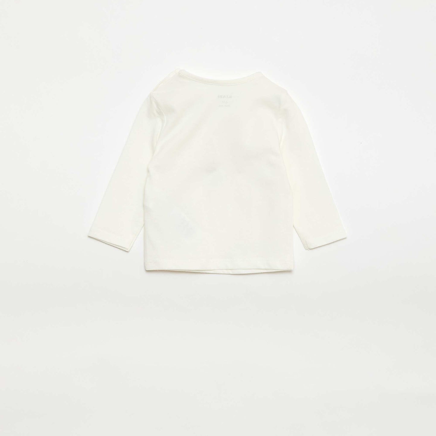 Printed Novelty T-shirt WHITE