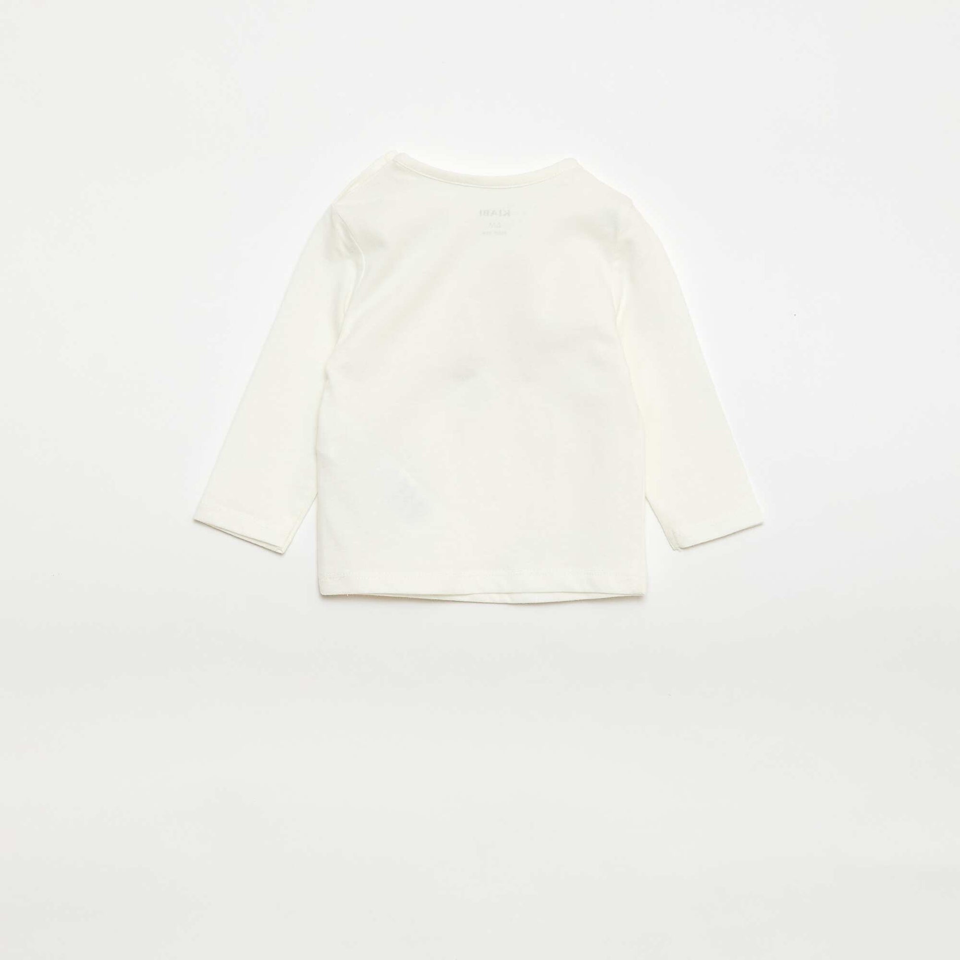 Printed Novelty T-shirt WHITE