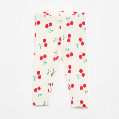 Printed Long Leggings WHITE