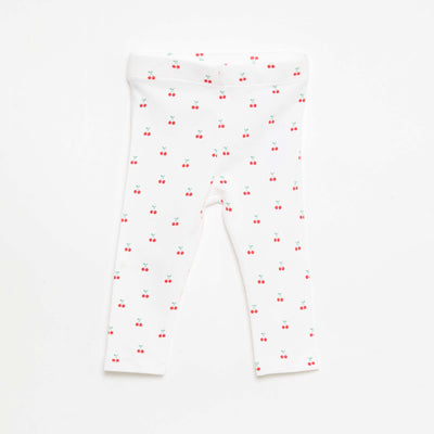 Printed Long Leggings WHITE