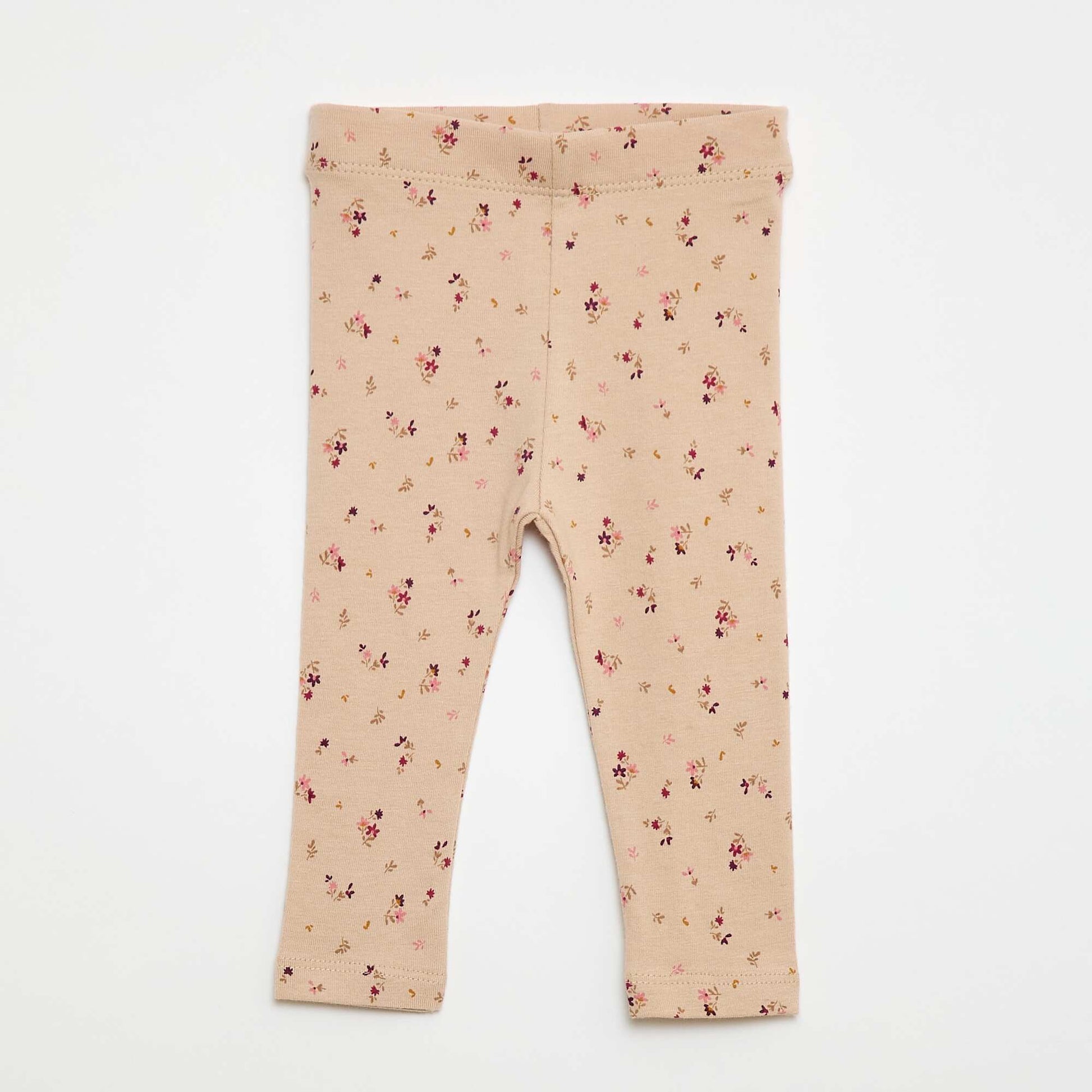 Printed Long Leggings BEIGE