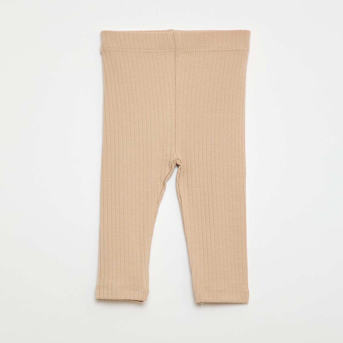 2-Pack Ribbed Leggings BEIGE