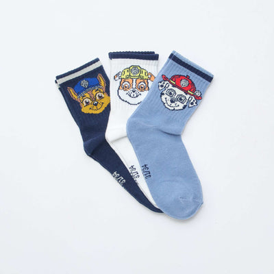 3-Pack 'Paw Patrol' Socks BLUE