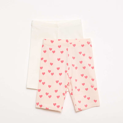 2-Pack Cycling Shorts WHITE