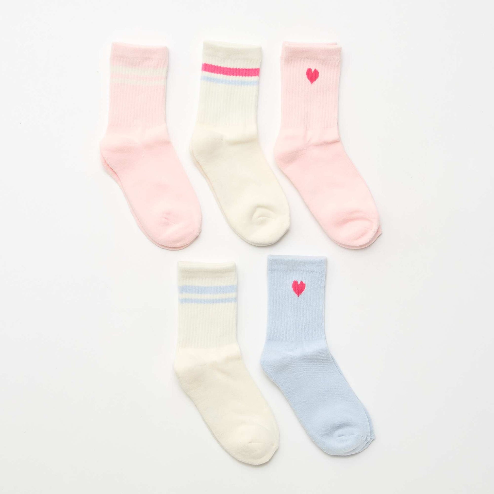 5-Pack of Warm Socks PINK