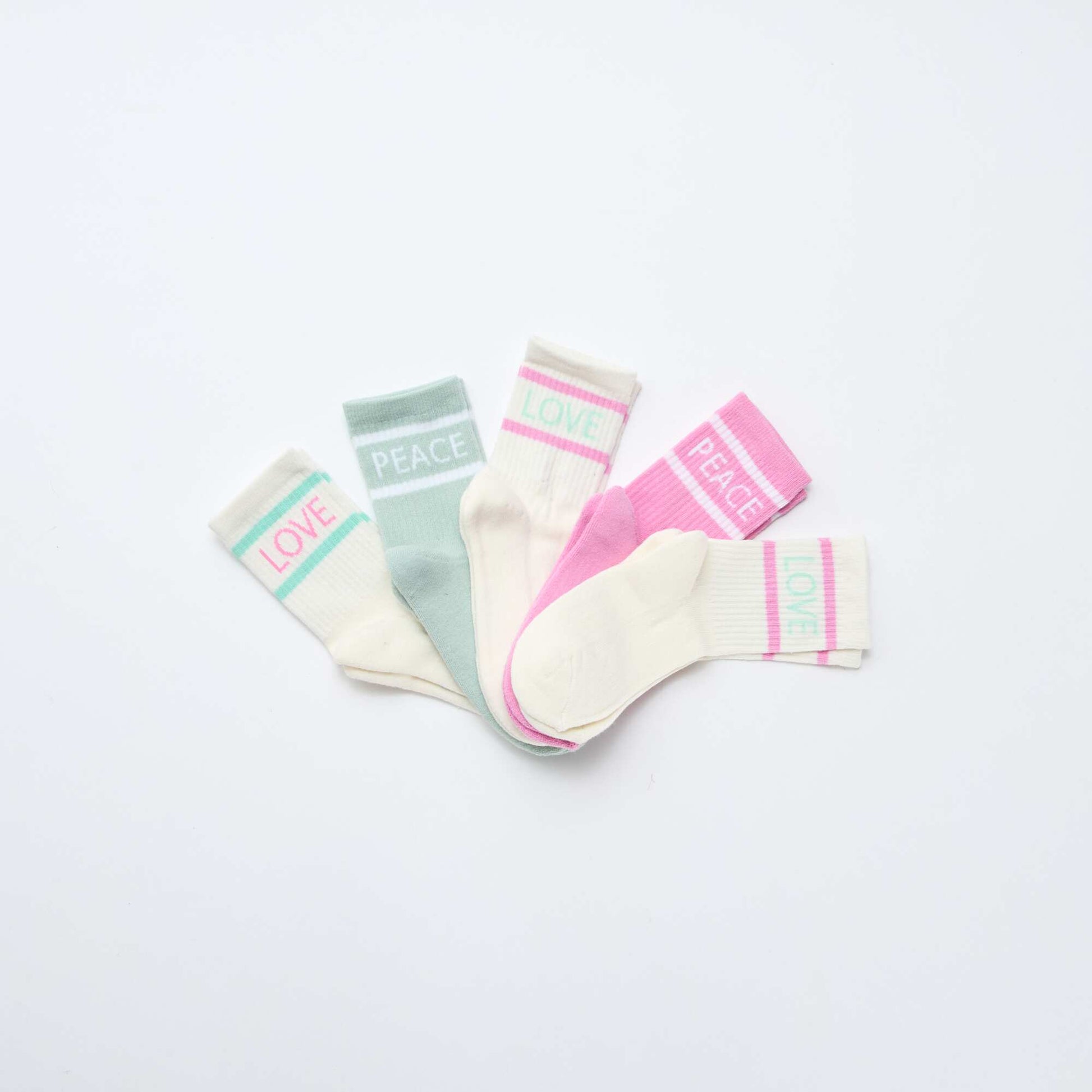 5-Pack of Warm Socks PURPLE