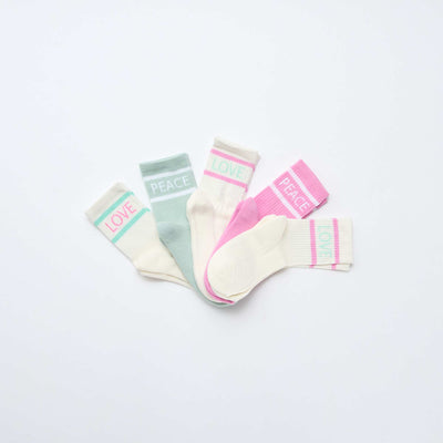 5-Pack of Warm Socks PURPLE