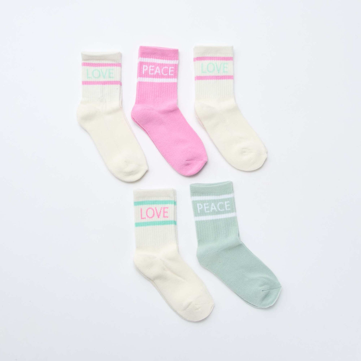 5-Pack of Warm Socks PURPLE