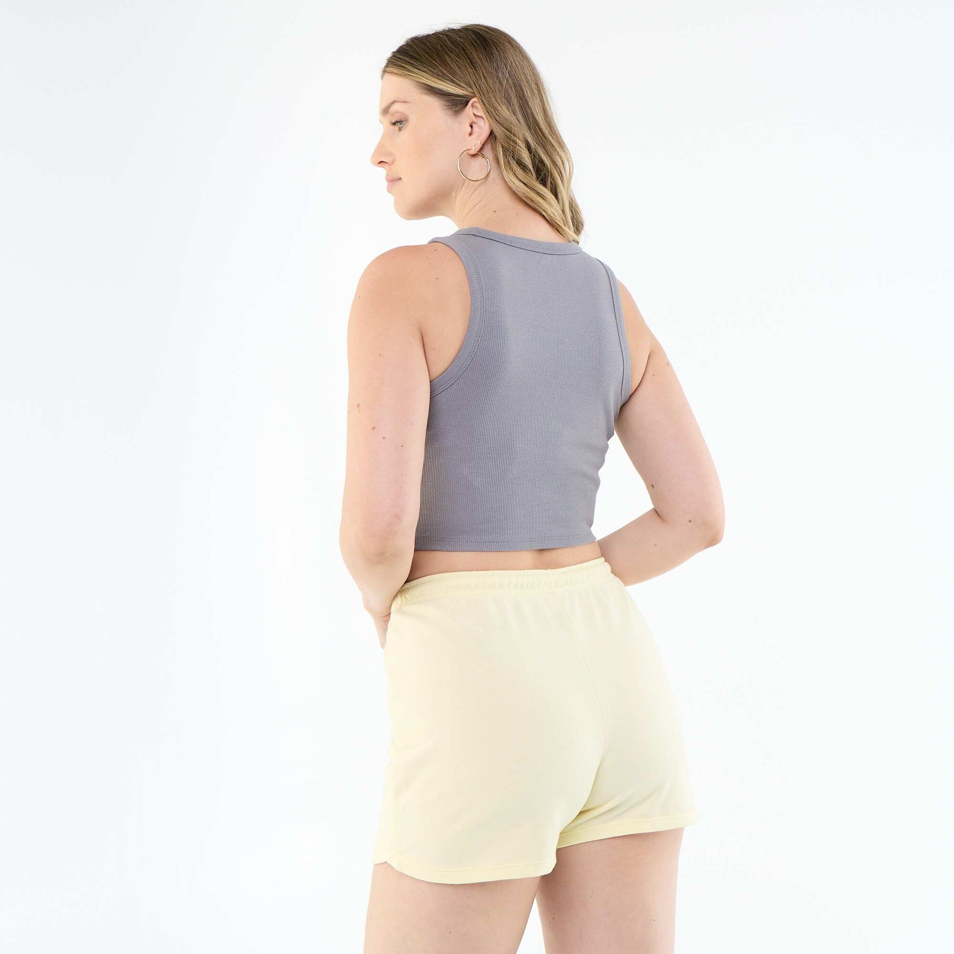 American Armhole Tank Top GREY