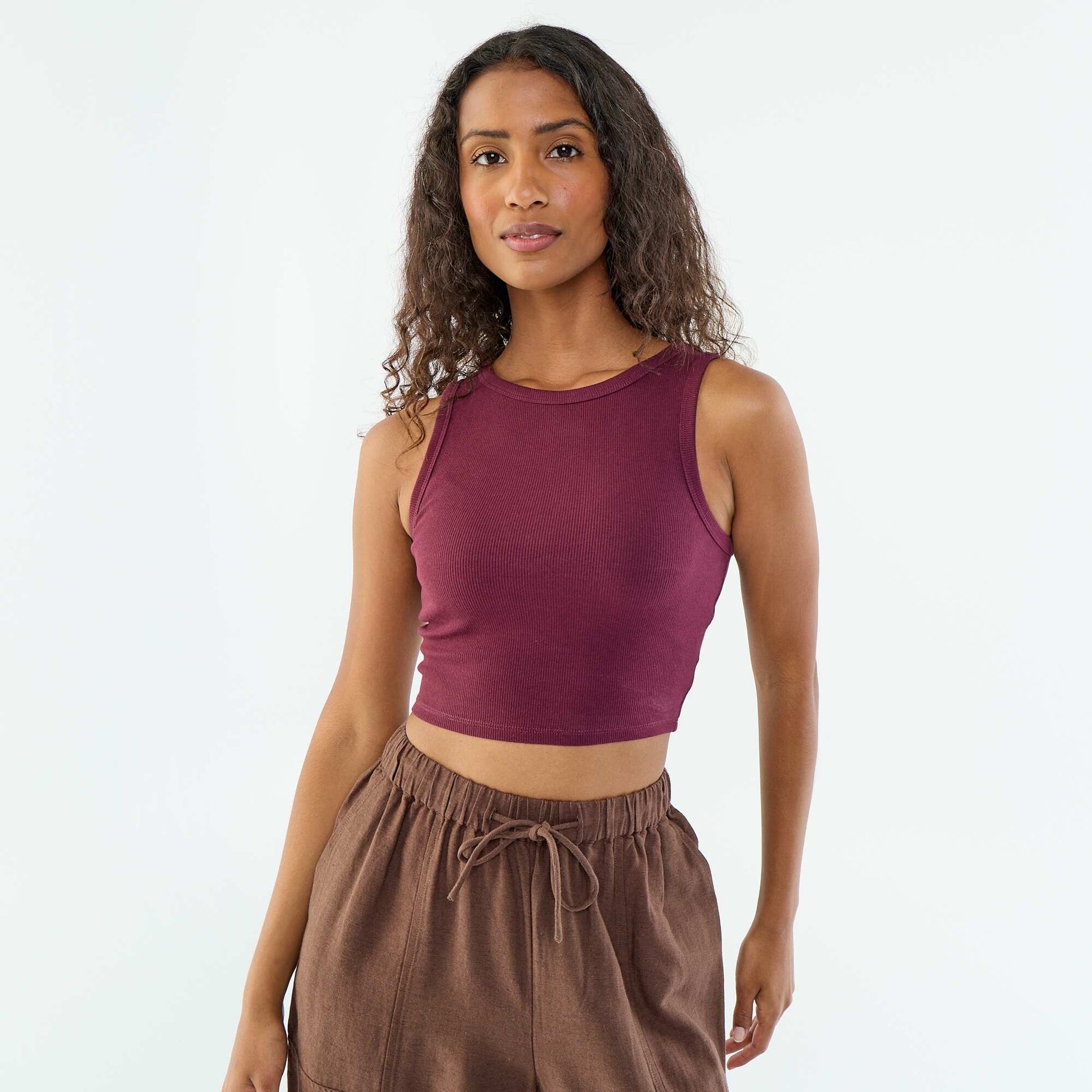 American Armhole Tank Top PINK