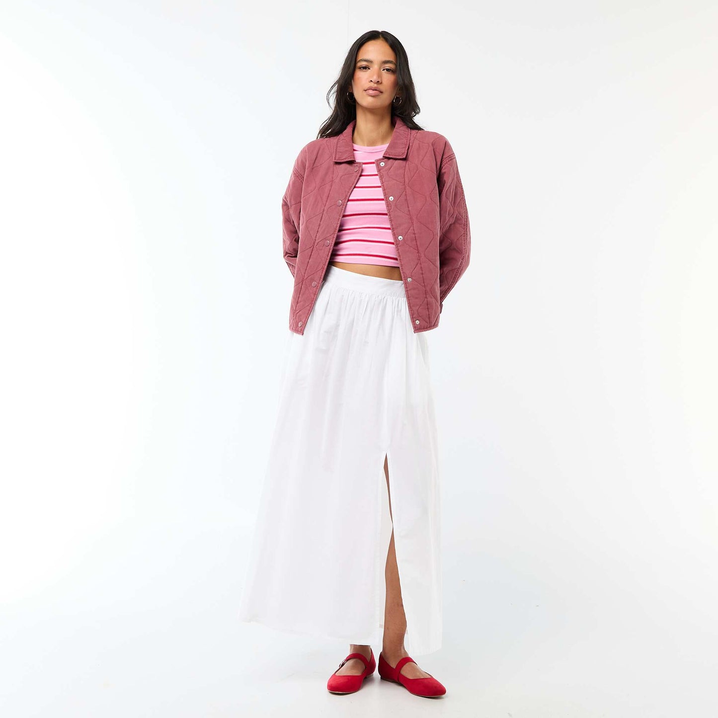 American Armhole Tank Top PINK