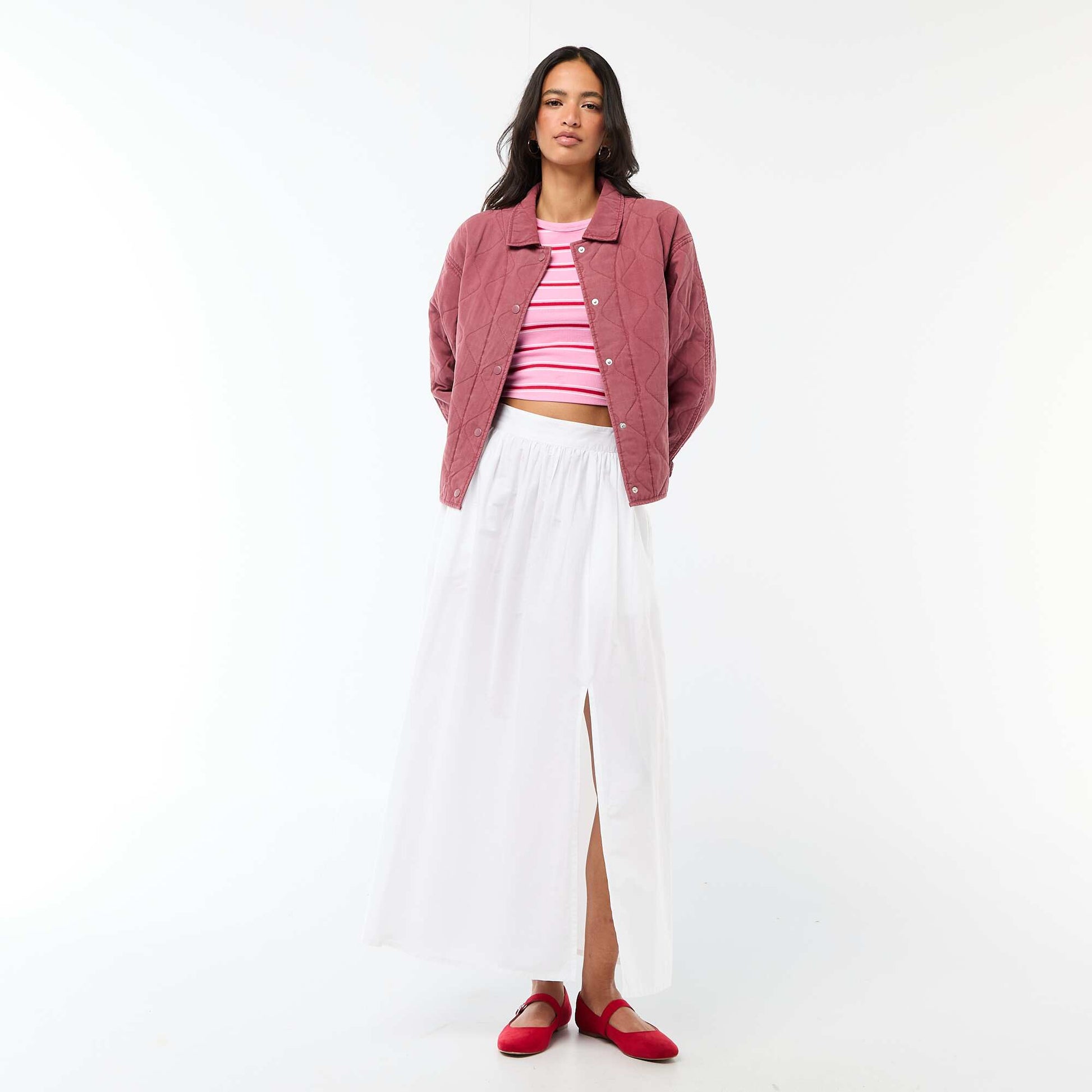 American Armhole Tank Top PINK