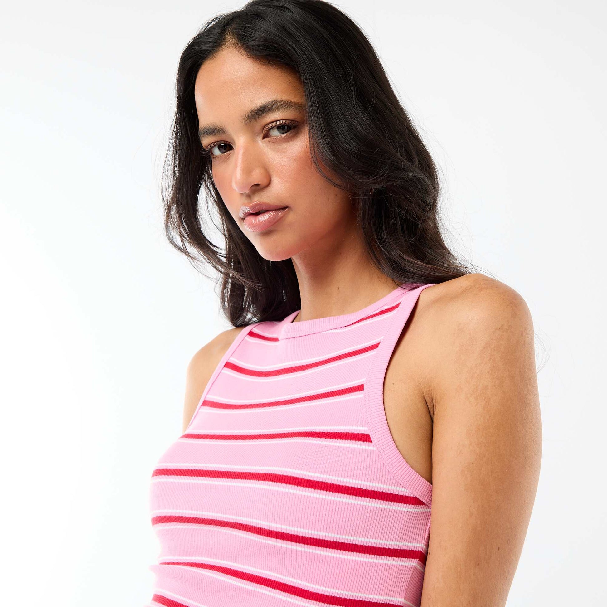 American Armhole Tank Top PINK