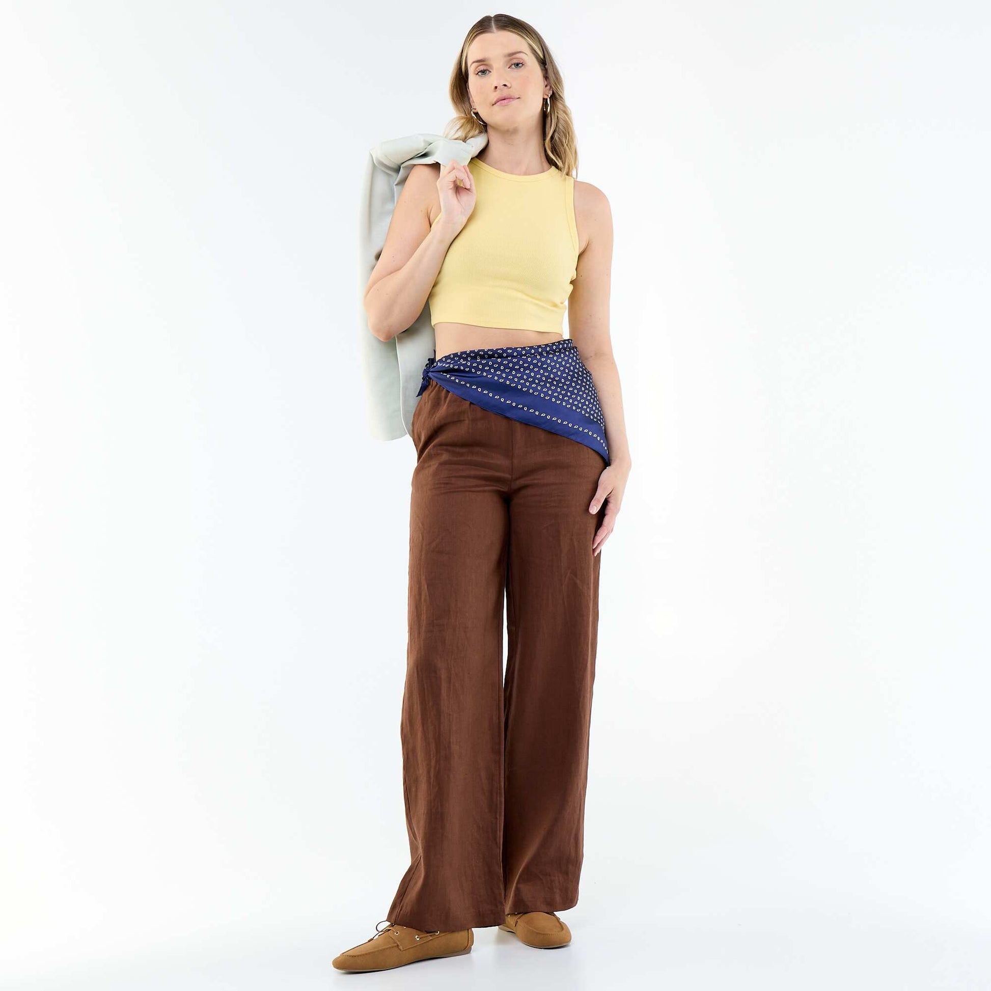 American Armhole Tank Top YELLOW