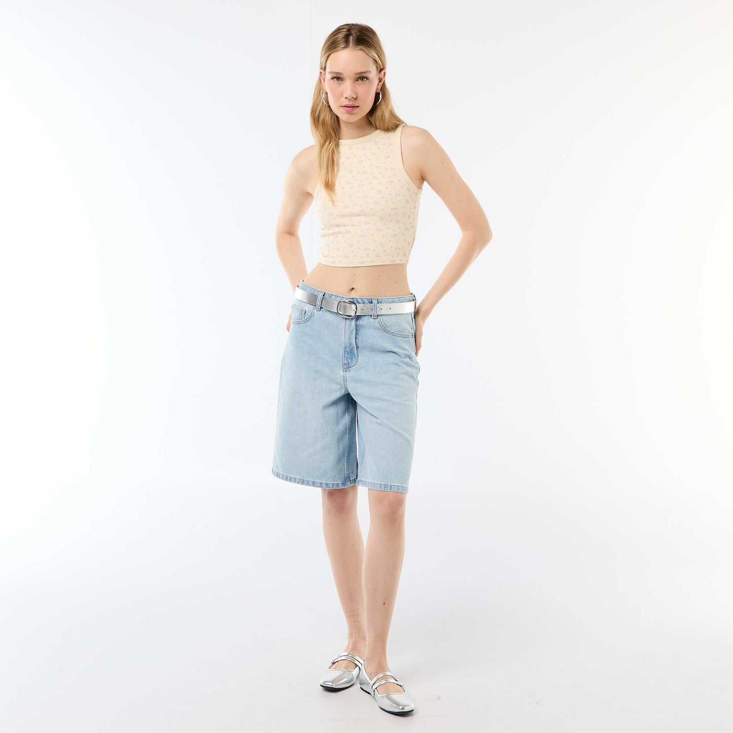 American Armhole Tank Top YELLOW