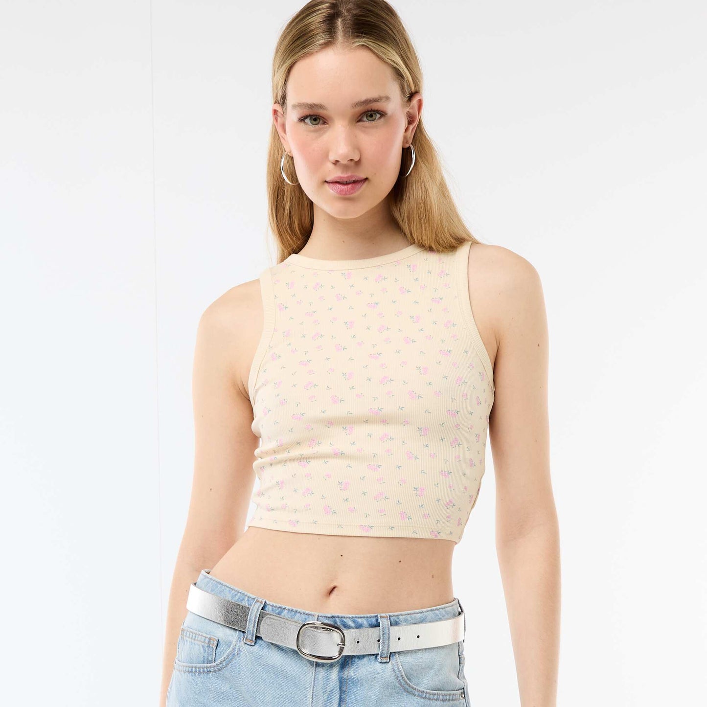 American Armhole Tank Top YELLOW
