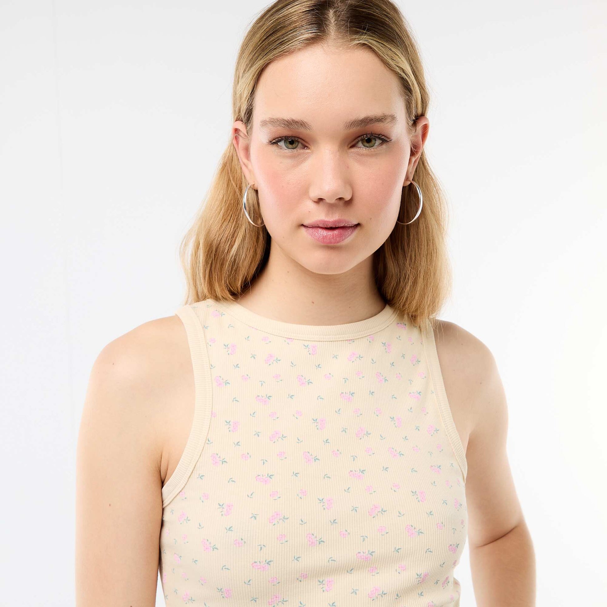 American Armhole Tank Top YELLOW