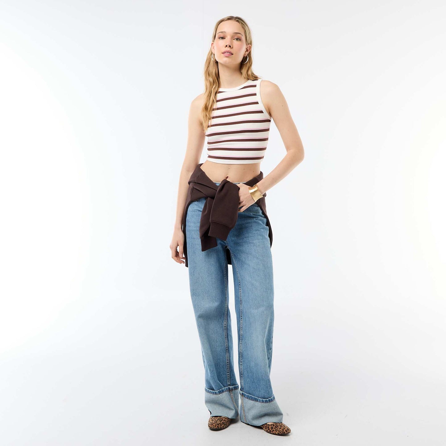 American Armhole Tank Top WHITE