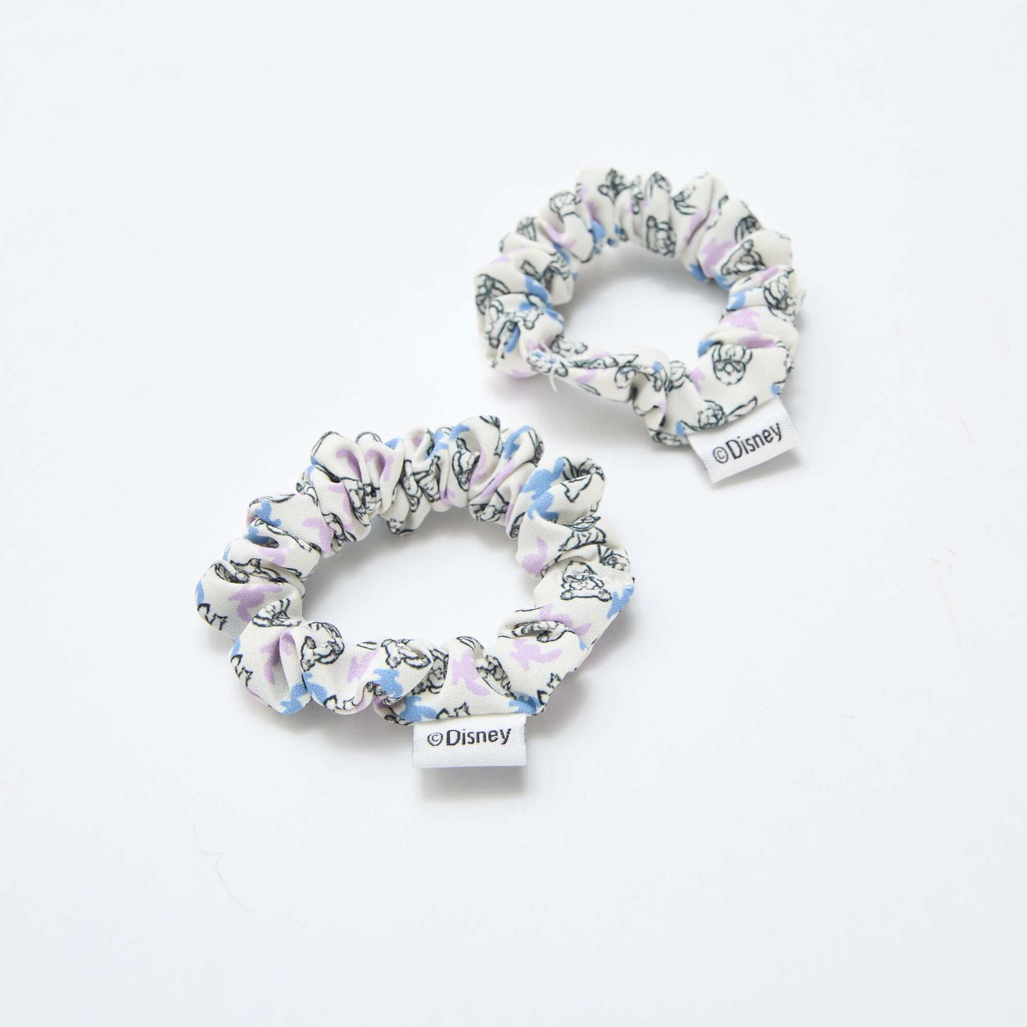 Set of 4 Hair Clips + 2 'Stitch' Hair Ties BLUE
