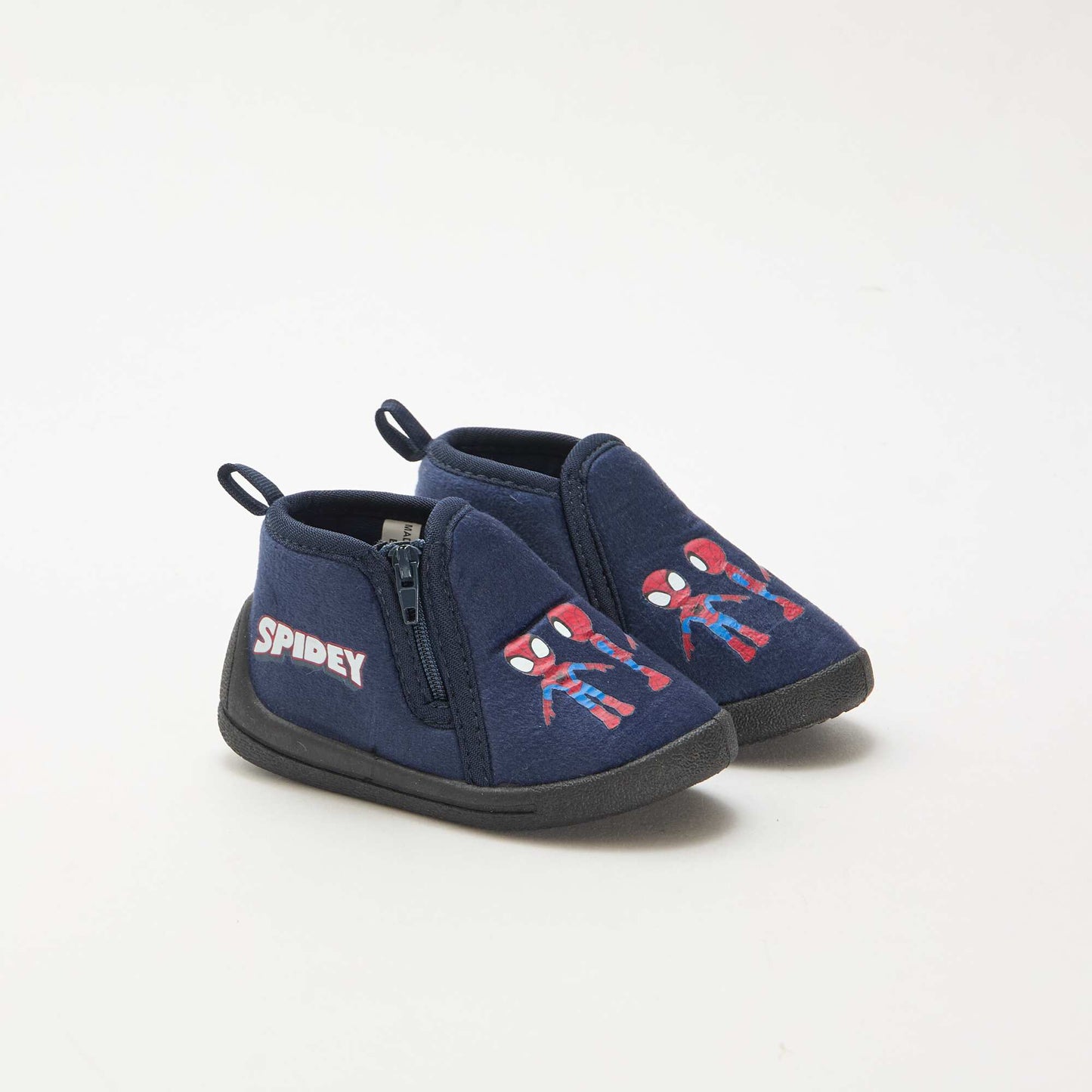 Spidey Zipped Slippers RED