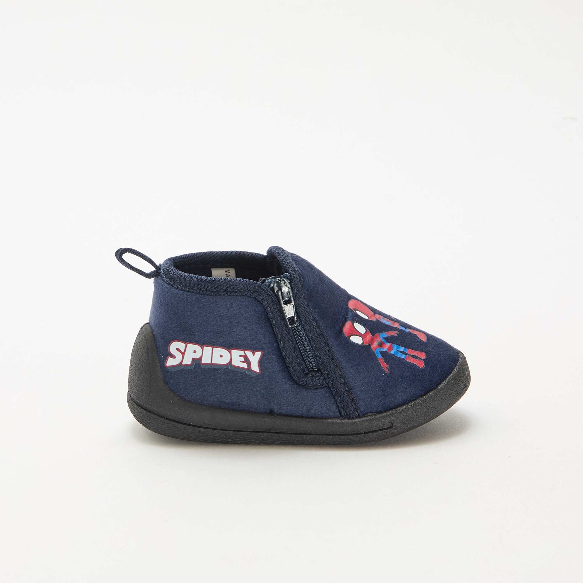 Spidey Zipped Slippers RED