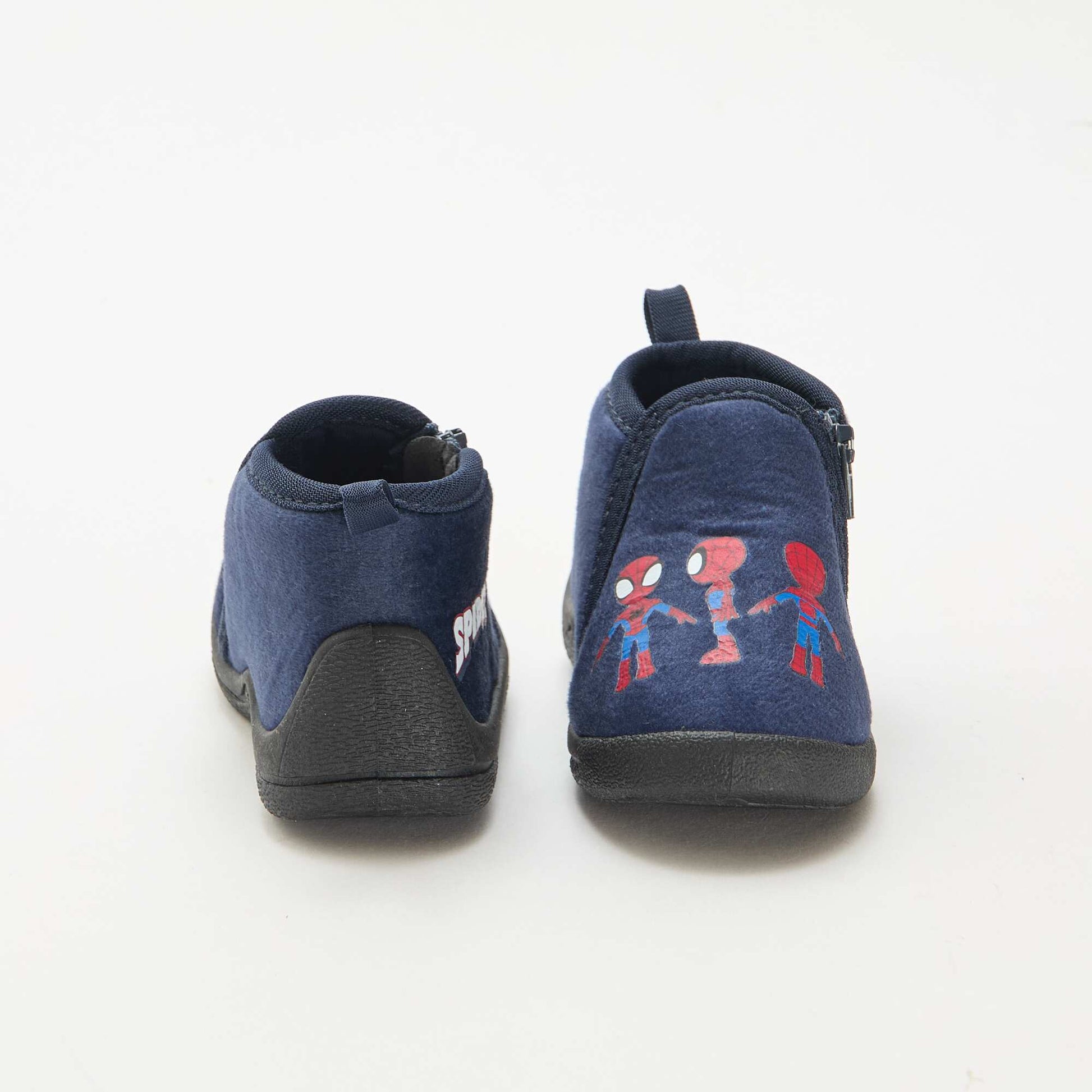 Spidey Zipped Slippers RED