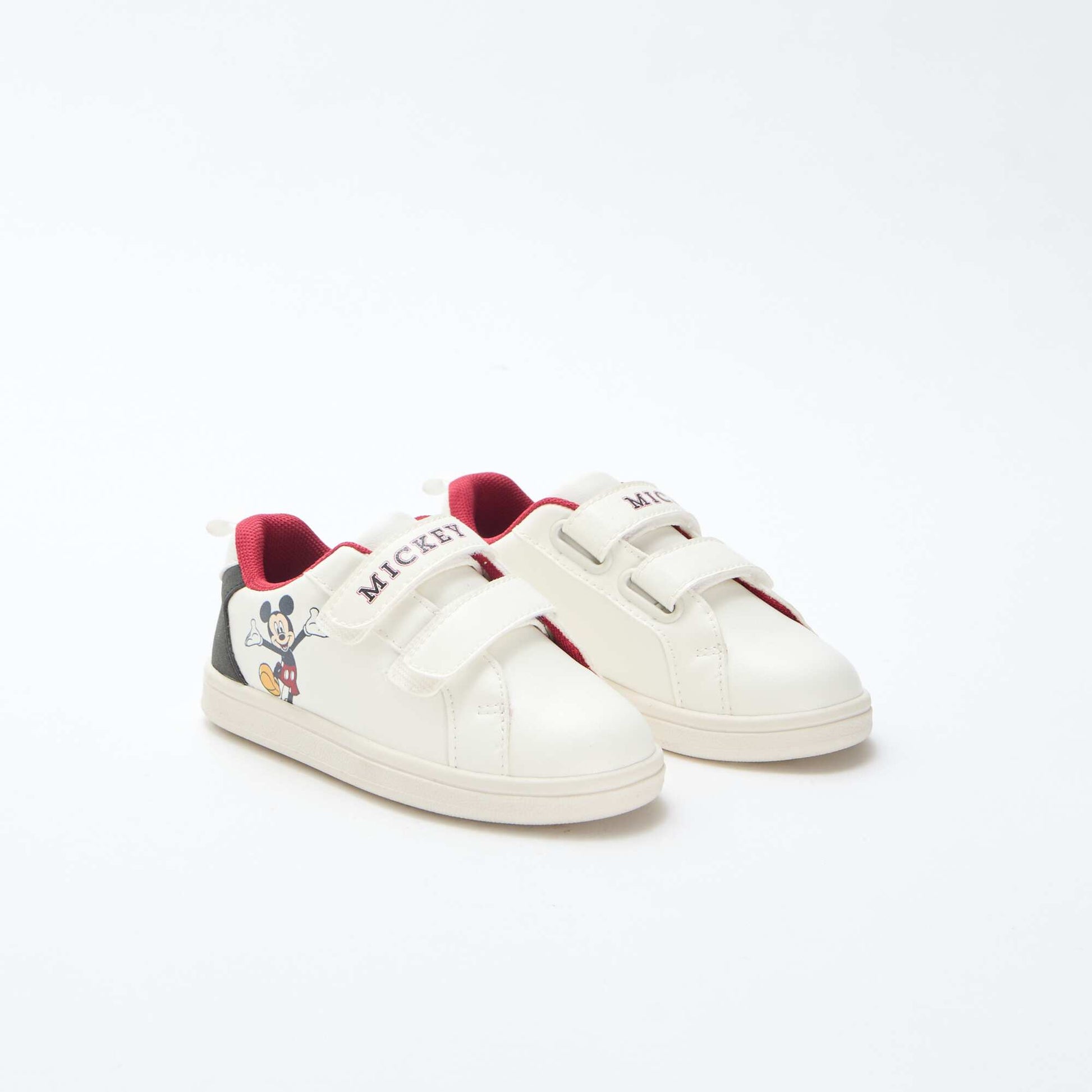 Mickey Mouse' Velcro Sneakers - Disney WHITE