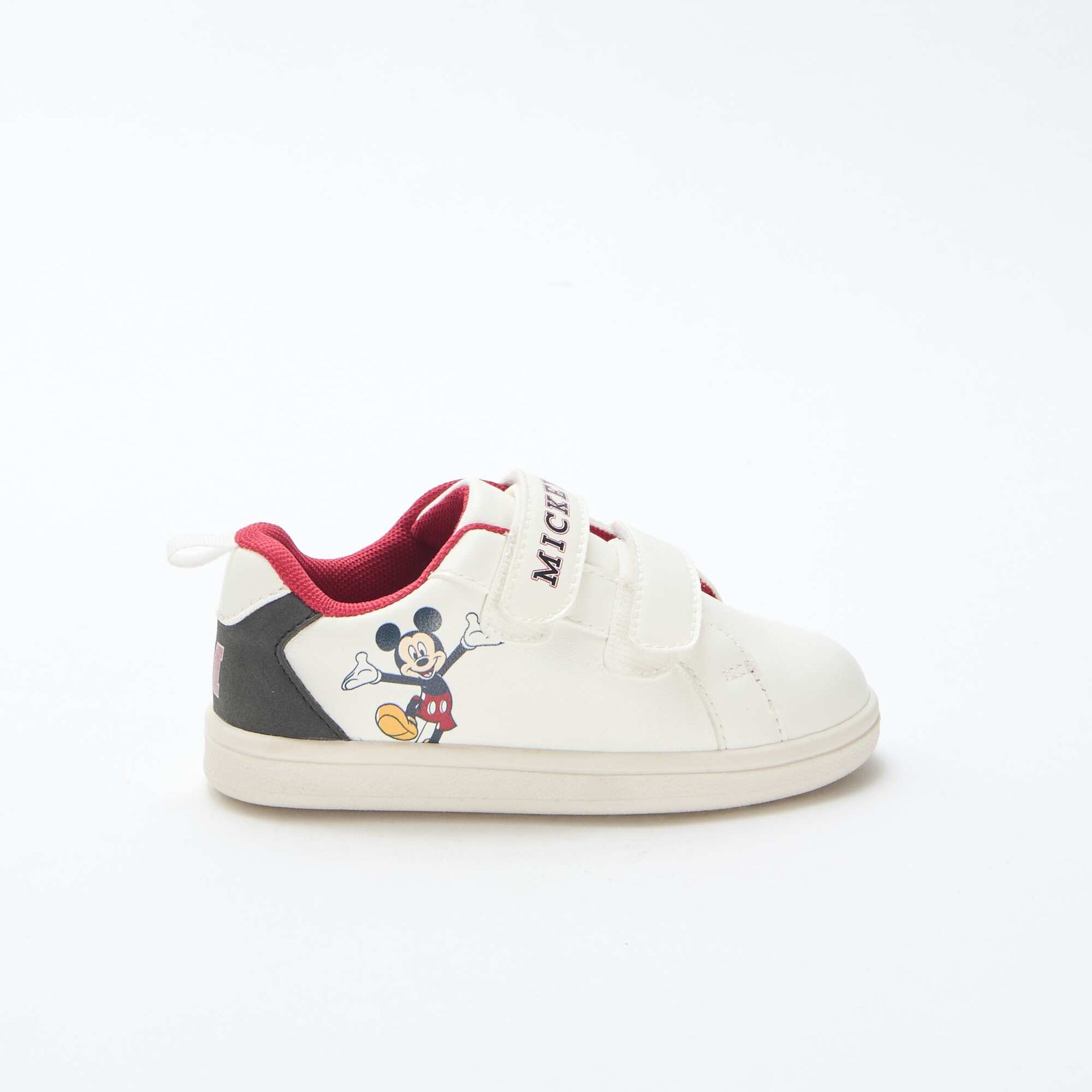Mickey Mouse' Velcro Sneakers - Disney WHITE